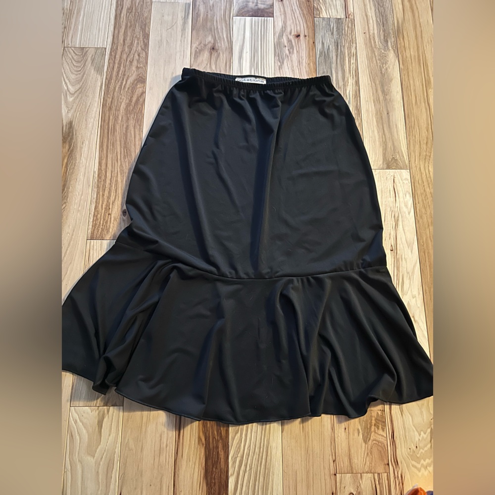 Notations Black Asymmetrical Bubble Mini Skirt Women’s Small